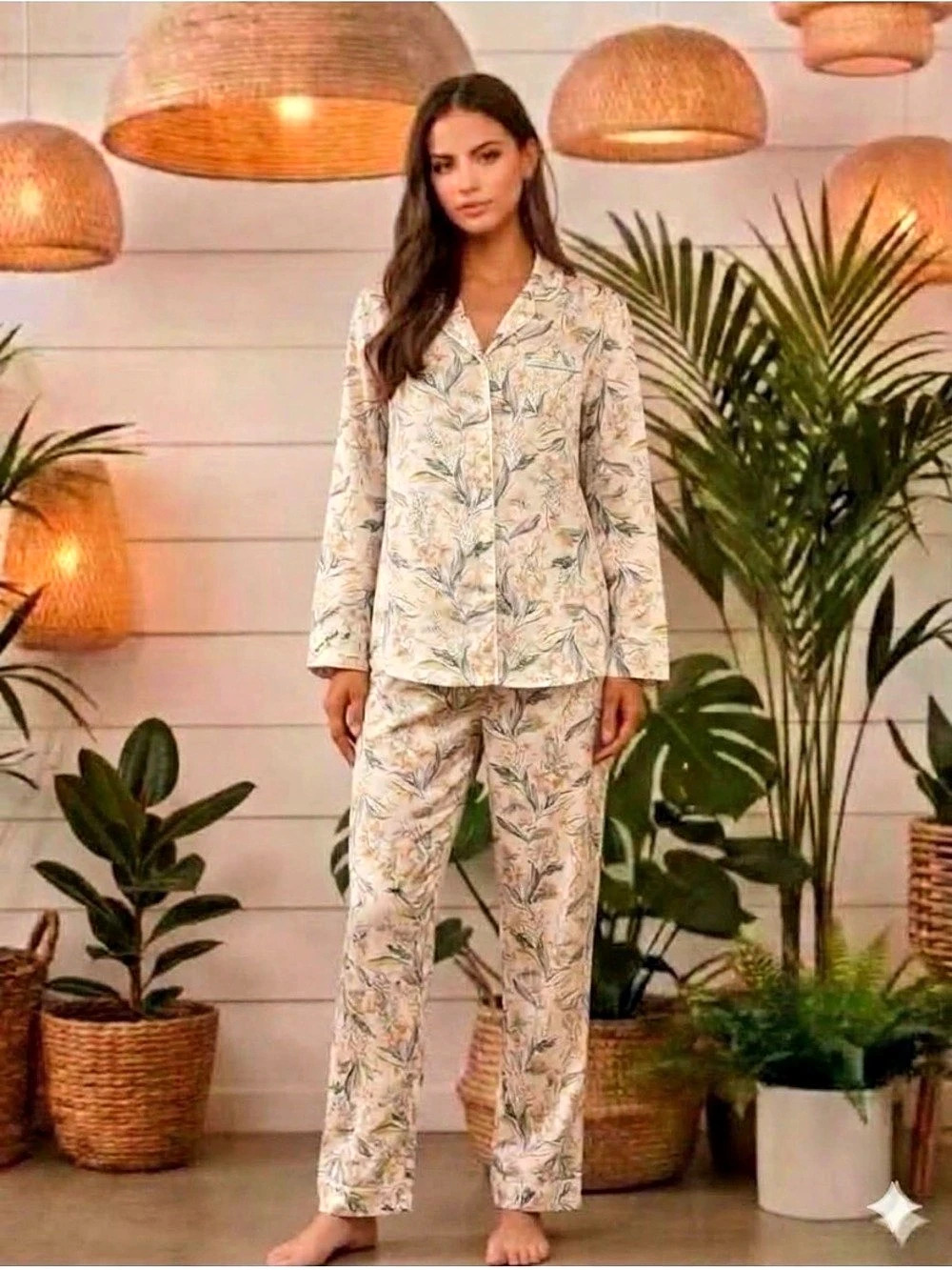 Soft Cotton Floral Pajamas - Perfect For Hot Summer Nights